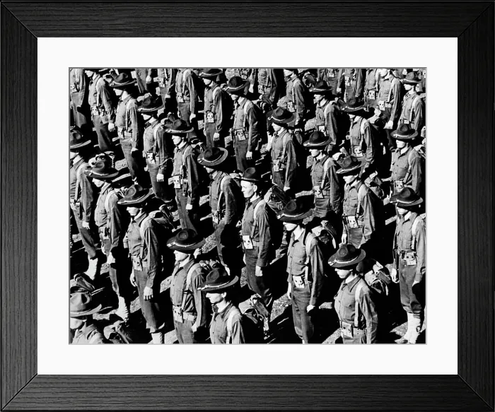 Framed Print : 1910s 1917 WORLD WAR I US ARMY TROOPS IN FORMATION Framed Print : 1910s 1917 WORLD WAR I US ARMY TROOPS IN FORMATION