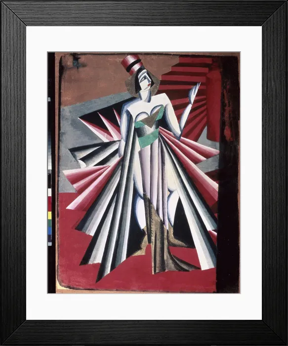 Framed Print : Herodias by Alexandra Exter, 1917, 1882-1949, Russia, Moscow, Bakhrushin Theater Museum