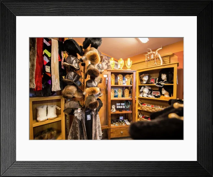 Framed Print : Just Furs, Yellowknife, Northwest Territories, Canada Framed Print : Just Furs, Yellowknife, Northwest Territories, Canada