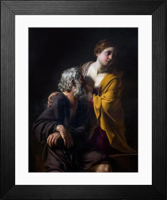 Framed Print : Roman Charity, by Bartolomeo Manfredi, circa 1620, Uffizi Gallery, Florence, Tuscany, Italy, Europe Framed Print : Roman Charity, by Bartolomeo Manfredi, circa 1620, Uffizi Gallery, Florence, Tuscany, Italy, Europe