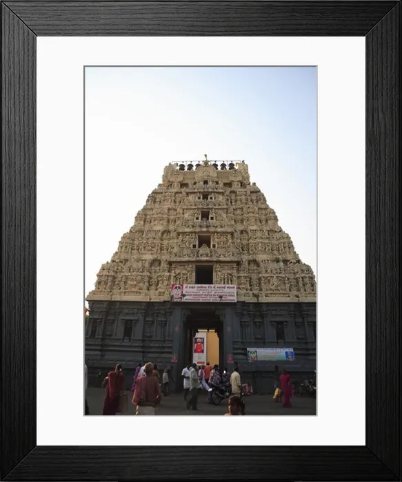 Framed Print : Temple kanchi kamakoti peetam sri kamakshi ambal ; district Kanchipuram ; state Tamilnadu ; India Framed Print : Temple kanchi kamakoti peetam sri kamakshi ambal ; district Kanchipuram ; state Tamilnadu ; India