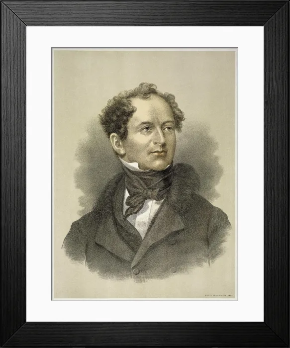 Framed Print : Thomas Moore (1779-1852) Irish poet Lithograph Framed Print : Thomas Moore (1779-1852) Irish poet Lithograph