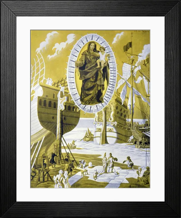 Framed Print : Spanish civil war: Virgin of the Rosary The Galeona Framed Print : Spanish civil war: Virgin of the Rosary The Galeona