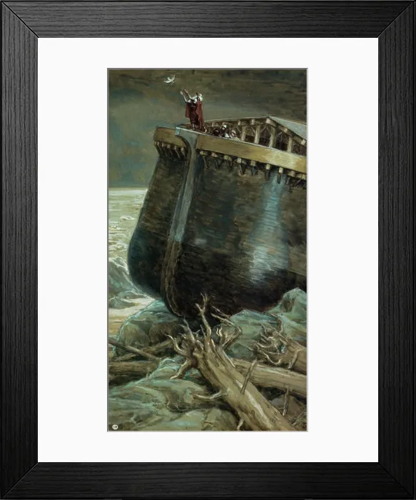 Framed Print : The Dove Returns to Noah James Tissot (1836-1902 French) Jewish Museum, New York, USA Framed Print : The Dove Returns to Noah James Tissot (1836-1902 French) Jewish Museum, New York, USA