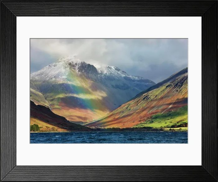 Framed Print : UK- England, Cumbria, Lake District National Park, View over Wastwater to Great Gable Framed Print : UK- England, Cumbria, Lake District National Park, View over Wastwater to Great Gable