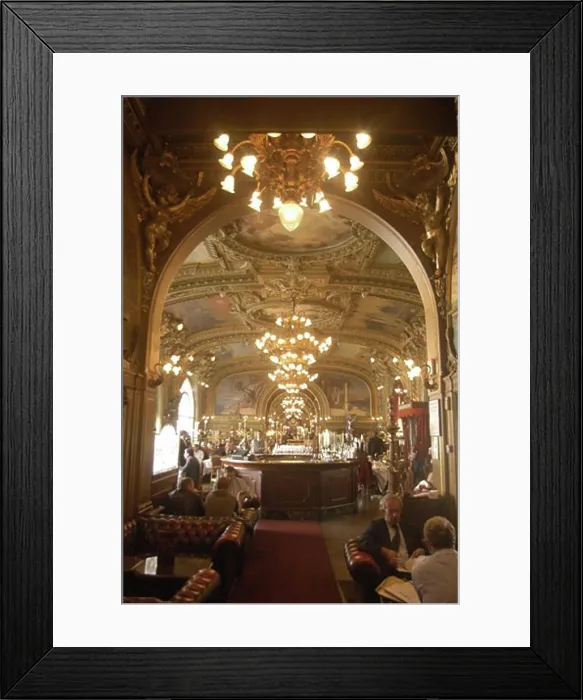 Framed Print : Inside Le Train Bleu restaurant, Gare de Lyon station, Paris, France