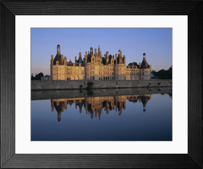 Framed Print : Chateau de Chambord, Loire Valley, UNESCO World Heritage Site, France, Europe