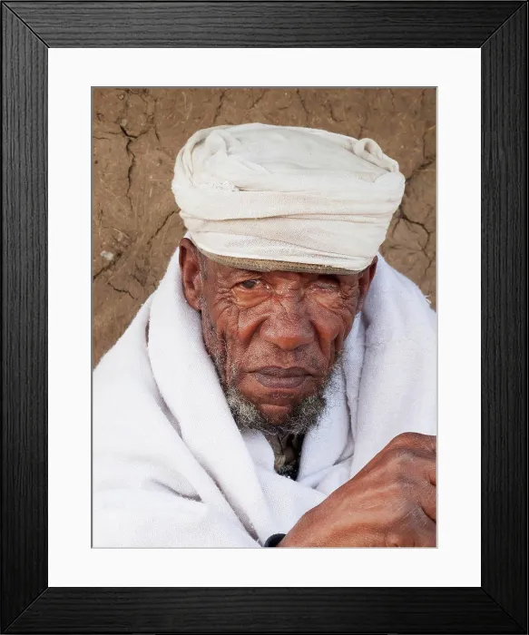 Framed Print : Priest, Asheten Maryam church; Lalibela, Amhara region, Ethiopia Framed Print : Priest, Asheten Maryam church; Lalibela, Amhara region, Ethiopia