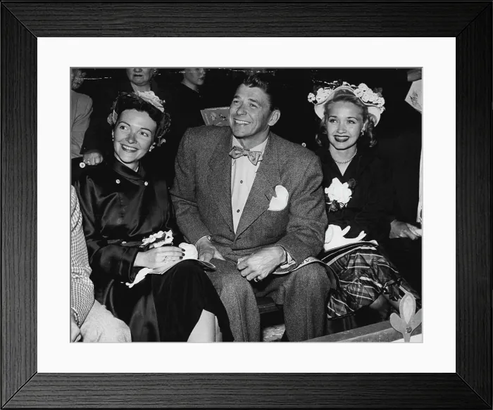 Framed Print : Nancy Davis, Ronald Reagan, Jane Powell. September 01, 1950 Framed Print : Nancy Davis, Ronald Reagan, Jane Powell. September 01, 1950