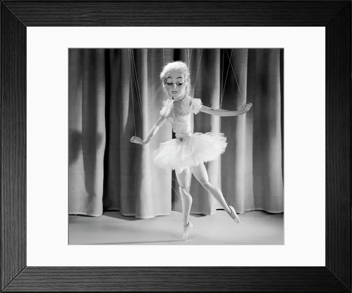 Framed Print : Female marionette dancing Framed Print : Female marionette dancing