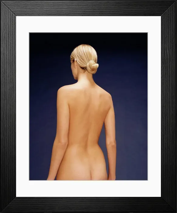 Framed Print : Naked woman
