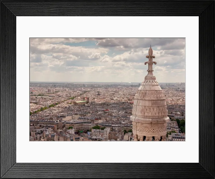 Framed Print : View of Paris from the Sacre Coeur Framed Print : View of Paris from the Sacre Coeur