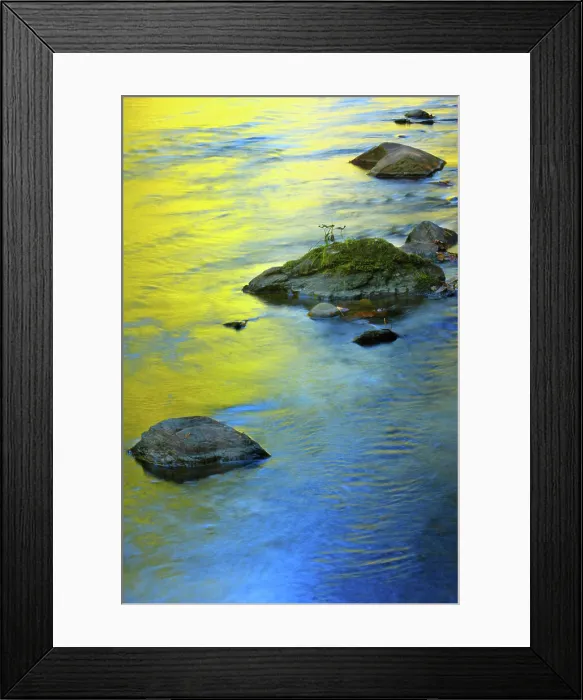 Framed Print : Colors Reflected in Water Framed Print : Colors Reflected in Water
