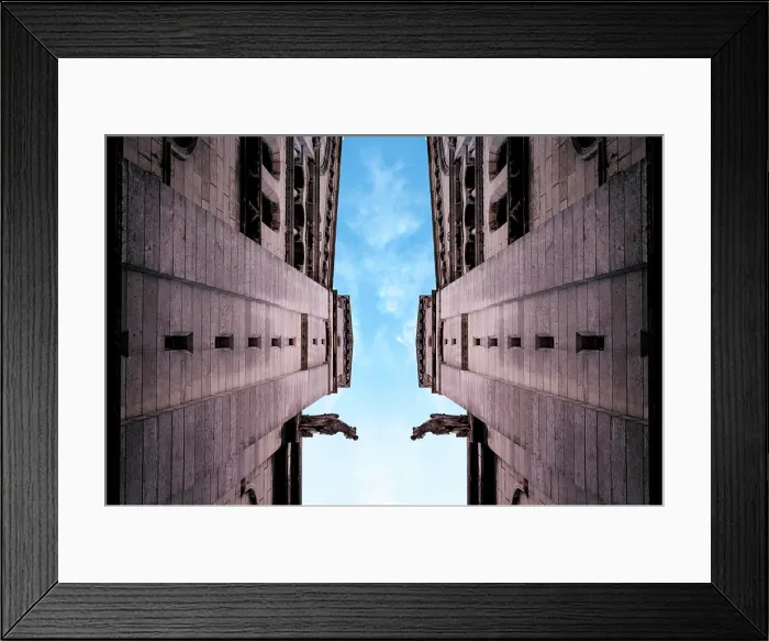 Framed Print : Details of the Sacre Coeur church and vertical view Framed Print : Details of the Sacre Coeur church and vertical view