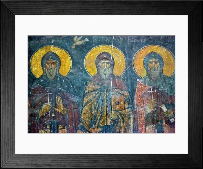 Framed Print : Murals in the Akihtala Monastery Framed Print : Murals in the Akihtala Monastery