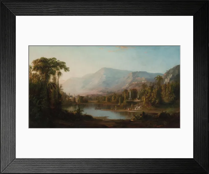 Framed Print : Vale of Kashmir, 1867. Robert S