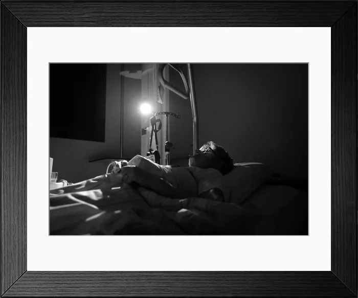 Framed Print : Reportage in the sleep laboratory at Lyon-Nord Rillieux polyclinic Framed Print : Reportage in the sleep laboratory at Lyon-Nord Rillieux polyclinic