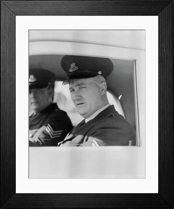 Framed Print : Sgt. R. Newman of Waverley, after he had left the Eastern Subs Hospital where he received treatment Framed Print : Sgt. R. Newman of Waverley, after he had left the Eastern Subs Hospital where he received treatment