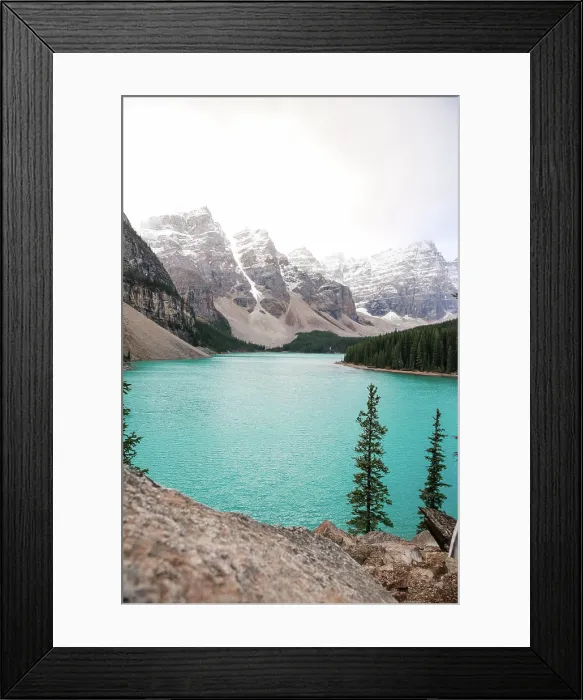 Framed Print : Moraine Lake in Banff Albera Framed Print : Moraine Lake in Banff Albera