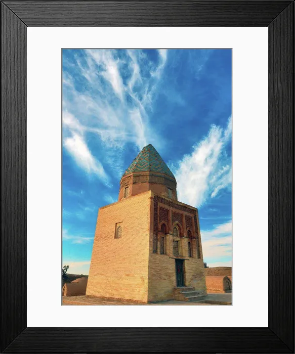 Framed Print : Turkmenistan, Urgench, Fakhreddin-Razi Mausoleum and tombs Framed Print : Turkmenistan, Urgench, Fakhreddin-Razi Mausoleum and tombs
