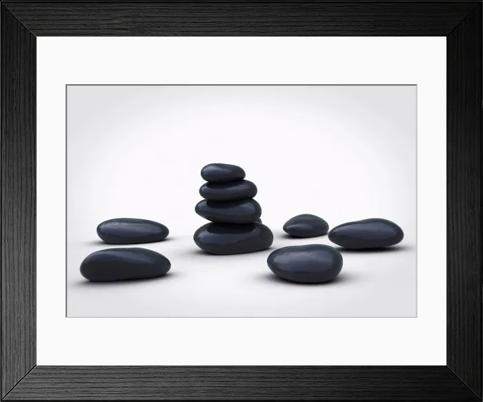 Framed Print : Stone Therapy Framed Print : Stone Therapy