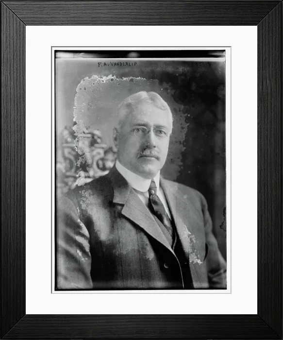 Framed Print : F.A. Vanderlip