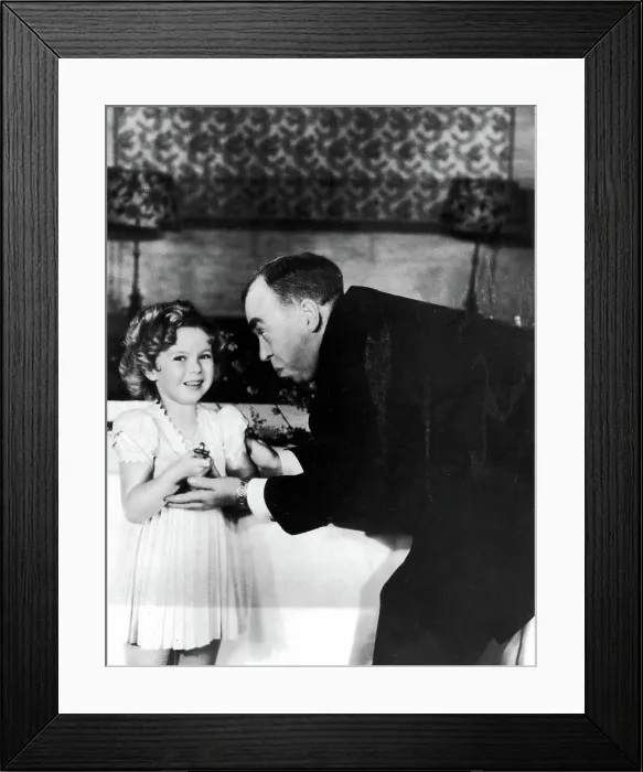 Framed Print : Shirley Temple receives an Honorary Oscar Academy Award in grateful recognition of her outstanding contribution to Framed Print : Shirley Temple receives an Honorary Oscar Academy Award in grateful recognition of her outstanding contribution to