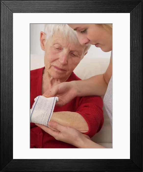 Framed Print : Wrist bandage Framed Print : Wrist bandage