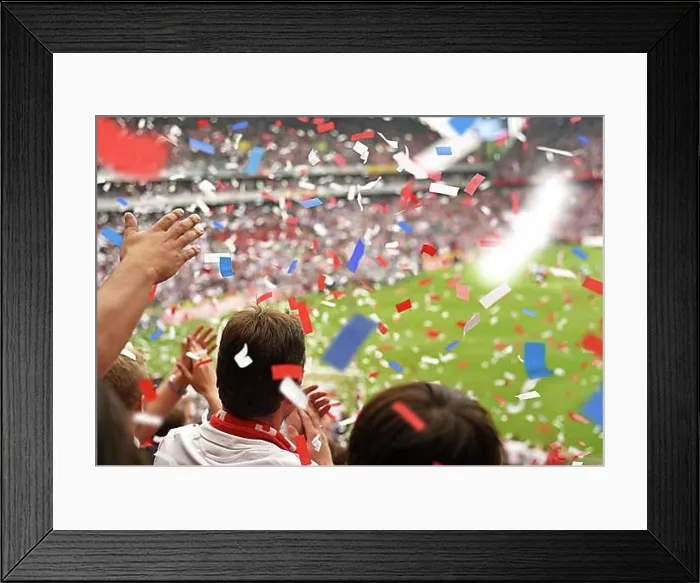 Framed Print : Fans stadium Framed Print : Fans stadium