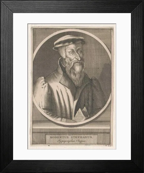 Framed Print : Stephanus, Robert Framed Print : Stephanus, Robert