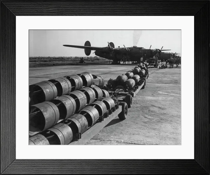 Framed Print : 89C - Loading Bombs And Ammunition - Bombing Crew At Work Framed Print : 89C - Loading Bombs And Ammunition - Bombing Crew At Work