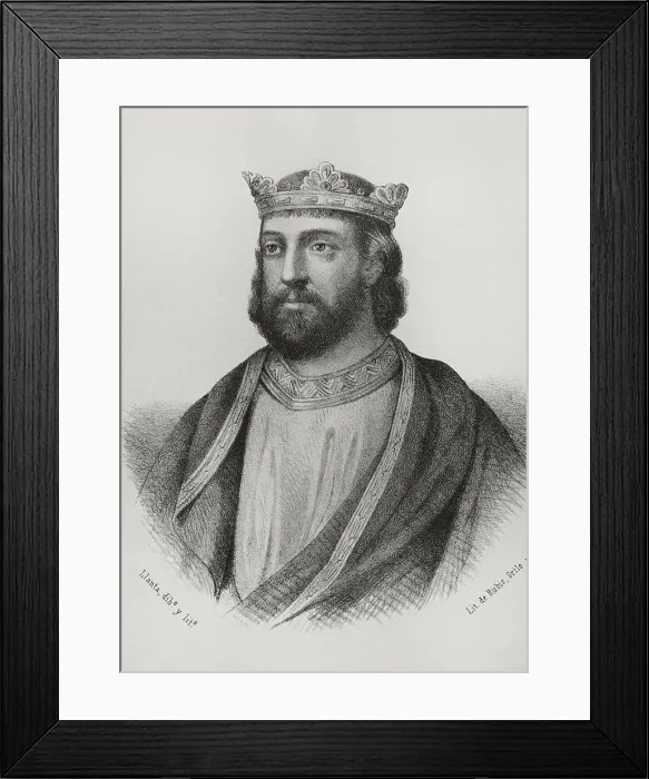 Framed Print : Alfonso VIII of Castile (1155-1214) Framed Print : Alfonso VIII of Castile (1155-1214)
