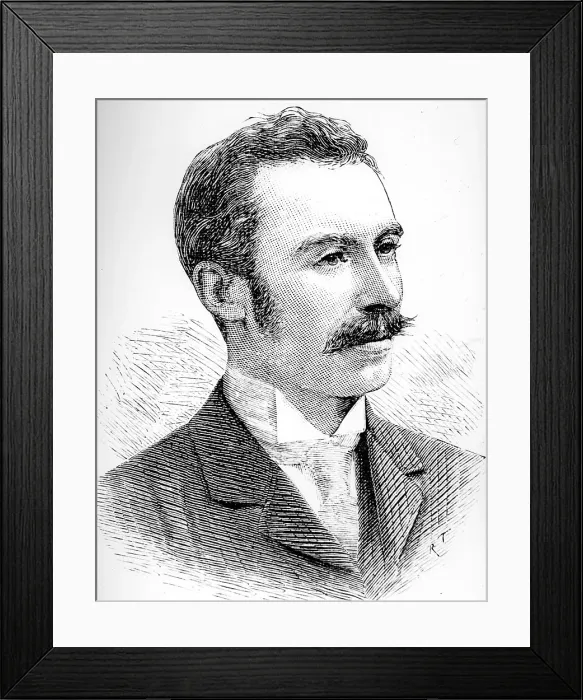 Framed Print : Portrait of Joseph Thomson (1858-1895) a Scottish geologist and explorer. Dated 19th Century Framed Print : Portrait of Joseph Thomson (1858-1895) a Scottish geologist and explorer. Dated 19th Century