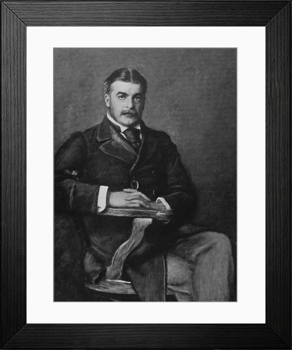 Framed Print : Portrait of Arthur Sullivan (1842-1900) an English composer. Dated 19th Century Framed Print : Portrait of Arthur Sullivan (1842-1900) an English composer. Dated 19th Century