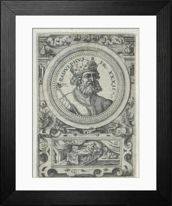 Framed Print : Rudolf, King of France 1601 / 1700