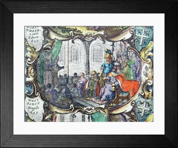 Framed Print : Cynegils or Kengils was King of Wessex from c Framed Print : Cynegils or Kengils was King of Wessex from c