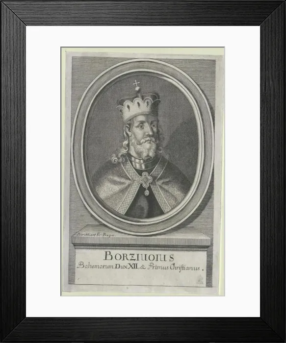 Framed Print : Borziwoy I, Duke of Bohemia