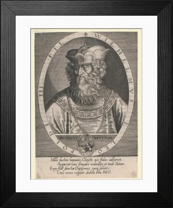 Framed Print : Wilhelm II. The polite, Duke of Austria Framed Print : Wilhelm II. The polite, Duke of Austria