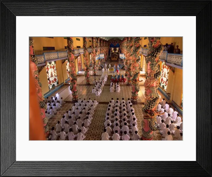 Framed Print : SO. VIETNAM, TAY NINH, CAODAI GREAT TEMPLE, CEREMONY Framed Print : SO. VIETNAM, TAY NINH, CAODAI GREAT TEMPLE, CEREMONY