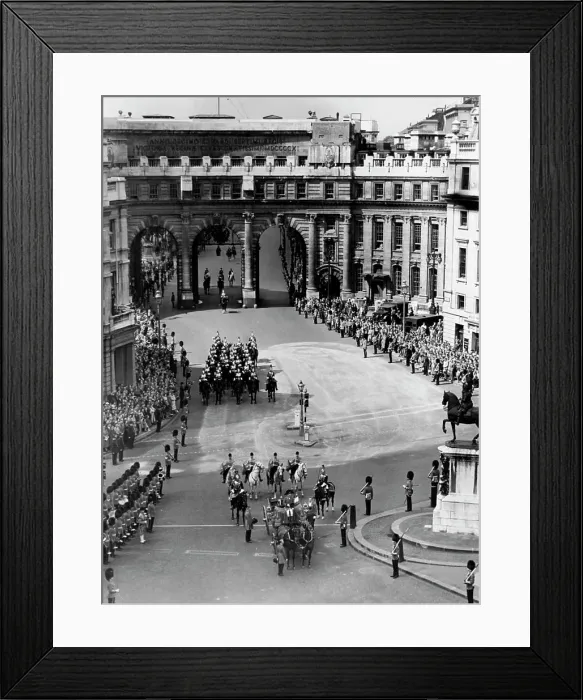 Framed Print : Coronation Proclaimed At Charing Cross Framed Print : Coronation Proclaimed At Charing Cross