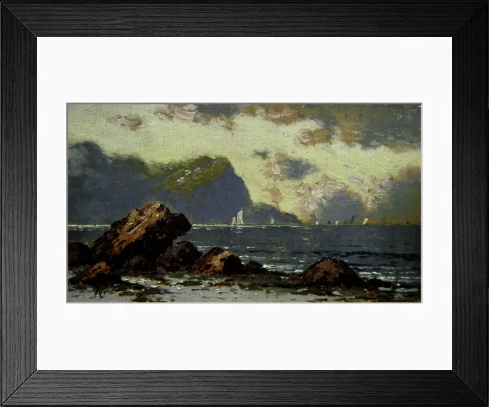 Framed Print : Coastal View (Morning) by Alfred Thompson Bricher Framed Print : Coastal View (Morning) by Alfred Thompson Bricher