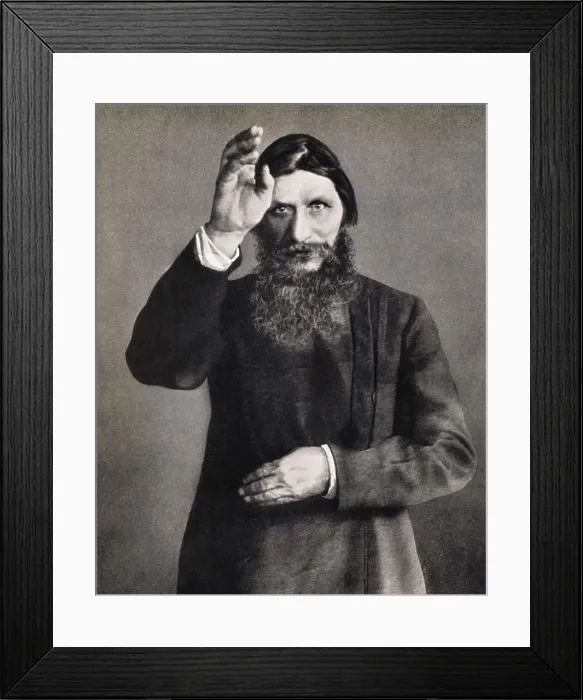 Framed Print : Grigori Yefimovich Rasputin, 1858-1924, Russian Monk Framed Print : Grigori Yefimovich Rasputin, 1858-1924, Russian Monk