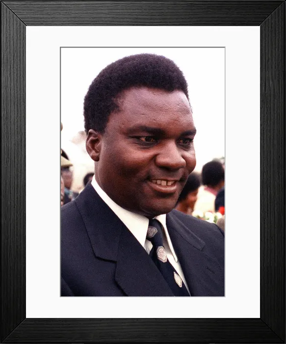 Framed Print : Rwandan President Juvenal Habyarimana