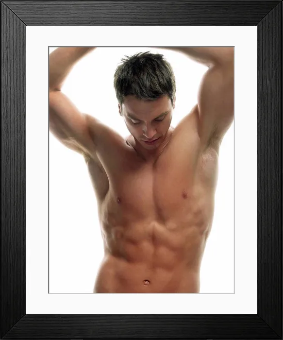 Framed Print : Man´s body