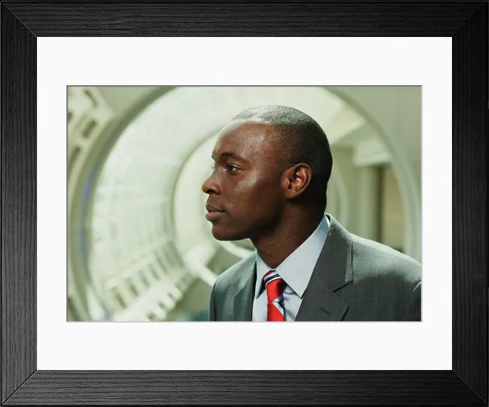 Framed Print : Serious Black businessman Framed Print : Serious Black businessman