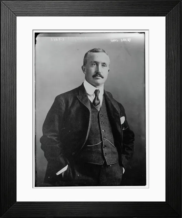 Framed Print : Chas. Denby