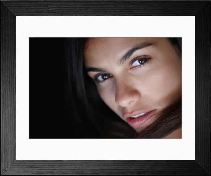 Framed Print : Portrait, hair care and woman with beauty Framed Print : Portrait, hair care and woman with beauty