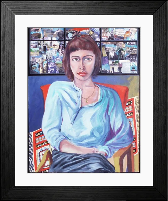 Framed Print : Remembering. Where We Used To Live. 2007 Erik Slutsky (b.20th C. Canadian) Oil & photo-collage on canvas Framed Print : Remembering. Where We Used To Live. 2007 Erik Slutsky (b.20th C. Canadian) Oil & photo-collage on canvas