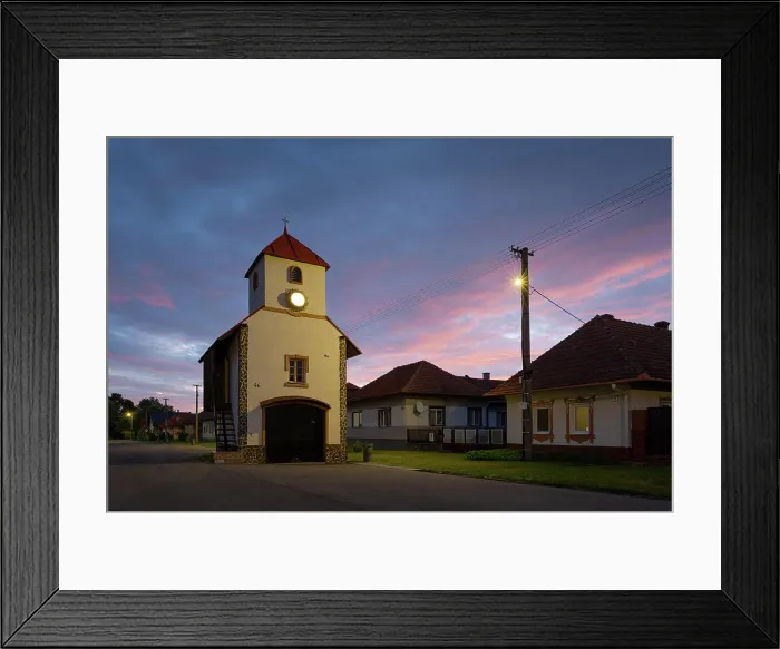 Framed Print : Fire station in Borcova village, Turiec region, Slovakia Framed Print : Fire station in Borcova village, Turiec region, Slovakia