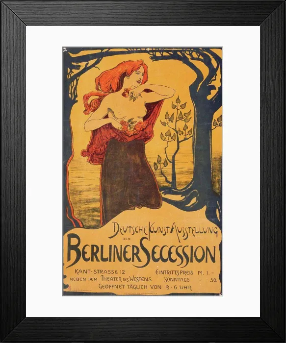 Framed Print : Poster for the Berlin Secession Exhibition, Anonymous Framed Print : Poster for the Berlin Secession Exhibition, Anonymous
